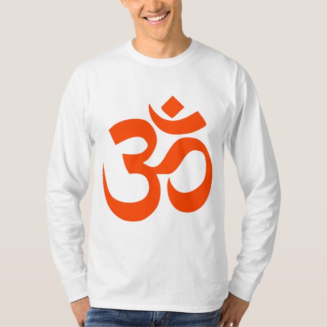 Indiska Om-symbol T Shirt (Framsida)