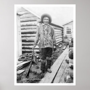 Indiska överste Tanana Alaska 1916 Poster