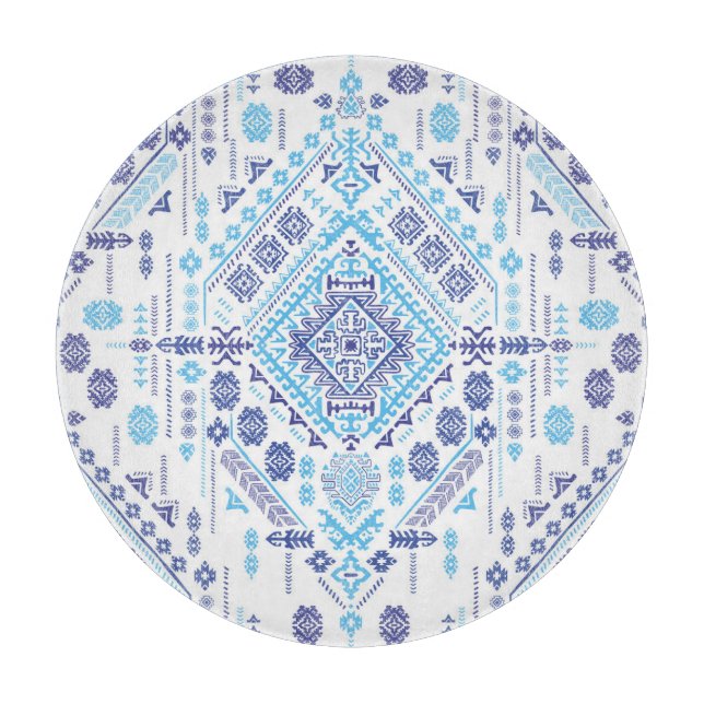 Indiska paisley matta, etnisk mandala mönster. (Framsidan)