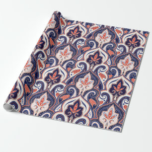 Indiska paisley mönster sömlös. Persian arabesque Presentpapper