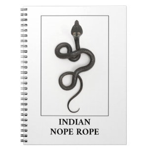 Indiska påven Rope - Cobra Snake Danger Anteckningsbok
