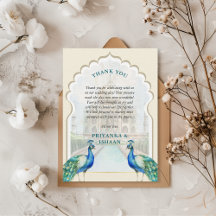 Indiska Peacock Guld Taj Mahal Aesthetic Bröllop