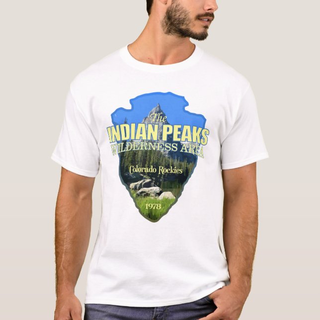 Indiska peaks WA (pilhuvud) T Shirt (Framsida)