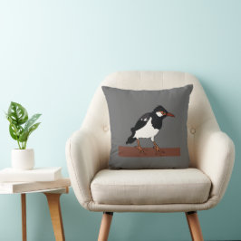 Indiska Pied Myna Bird Art Kudde