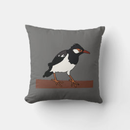 Indiska Pied Myna Bird Art Kudde