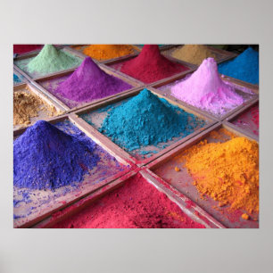 Indiska pigment poster