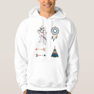 Indiska Polarna Bear Sticker Set Bear Dreamcatcher Hoodie