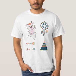 Indiska Polarna Bear Sticker Set Bear Dreamcatcher T Shirt