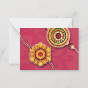 Indiska Rakhi-kort Anteckningskort