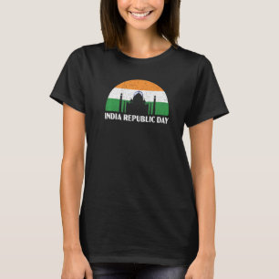 Indiska republiken Dagen Hindustani Indiska Flagga T Shirt