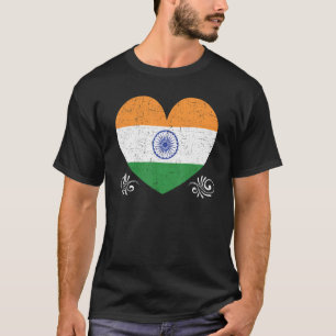 Indiska republiken Dagen Hindustani Indiska Flagga T Shirt