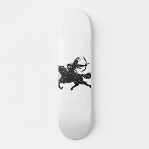 Indiska ridhästar - Välj bakgrund färg Mini Skateboard Bräda 18,5 Cm
