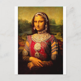 Indiska Royalet Monalisa Vykort