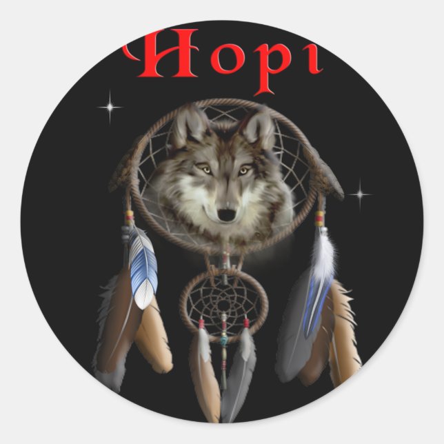 indiska runt klistermärke (Framsida)