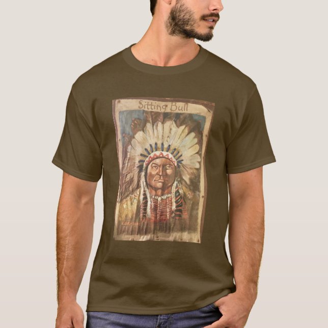 Indiska Sitta Bull T Shirt (Framsida)
