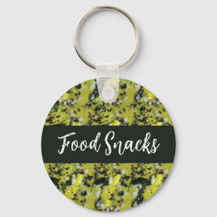 Indiska Snacks Dhokla Breakfast Food Nyckelring