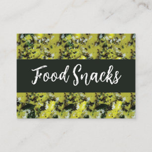Indiska Snacks Dhokla Breakfast Food Visitkort