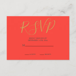 Indiska Stil, Orange, Färg, Modern Bröllop Tilläggskort