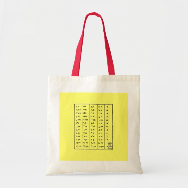 Indiska symboler Tote Bag Tygkasse (Framsidan)