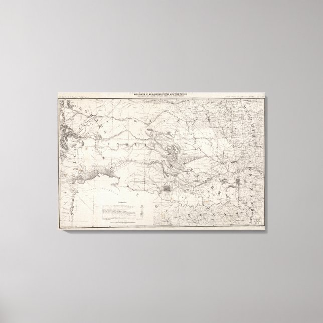 Indiska territoriet canvastryck (Framsida)