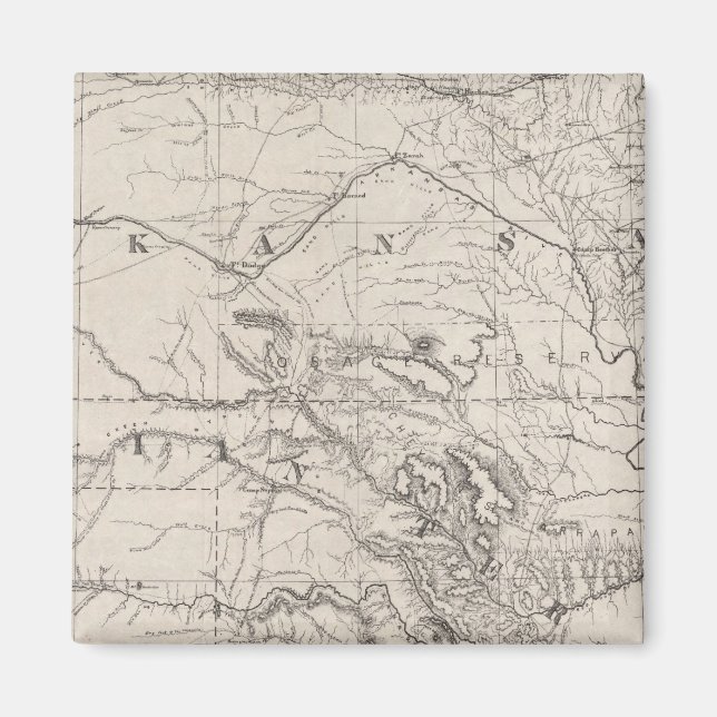 Indiska territoriet magnet (Framsidan)