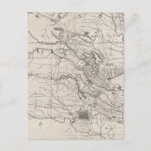 Indiska territoriet vykort (Framsida)