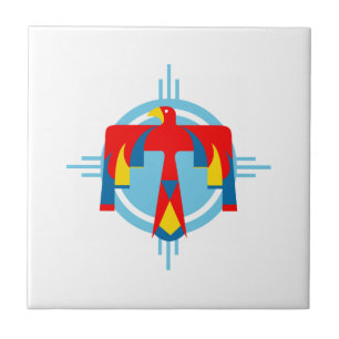 Indiska thunderfågeln kakelplatta