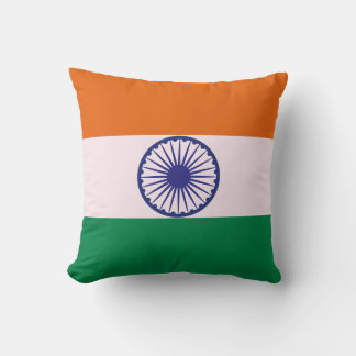 Indiska tricolor Tiranga Kudde