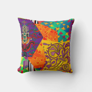 Indiska turkiska Festive Patchwork Mandala Kudde