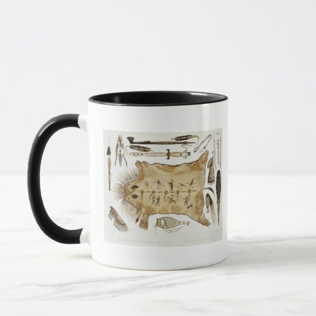 Indiska Utensils och ärmar, pläterar 21 från nolla Mugg (Vänster)
