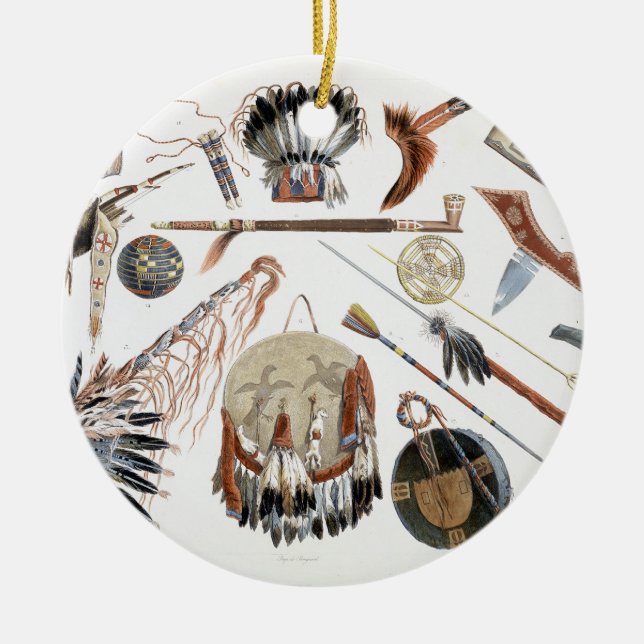 Indiska Utensils och ärmar, pläterar 48 från nolla Julgransprydnad Keramik (Framsidan)