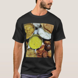 Indiska vegetabiliska livsmedel t shirt