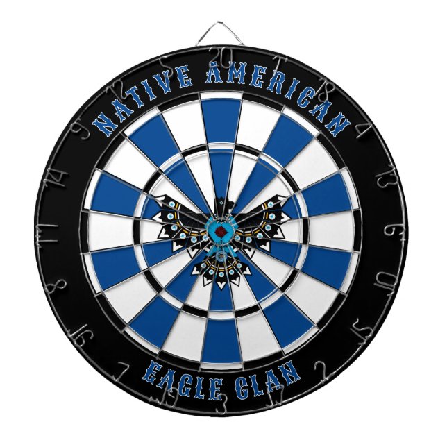 Indiskt amerikansk örn Dart Board Darttavla (Framsidan)