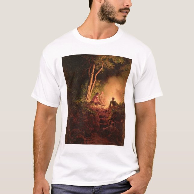 Indiskt bakhåll (1165B) Tee Shirt (Framsida)