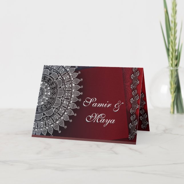 Indiskt designkort meddelande (Framsida)