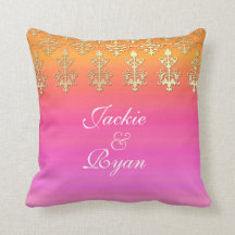 Indiskt guld för bröllopMonogramrosor