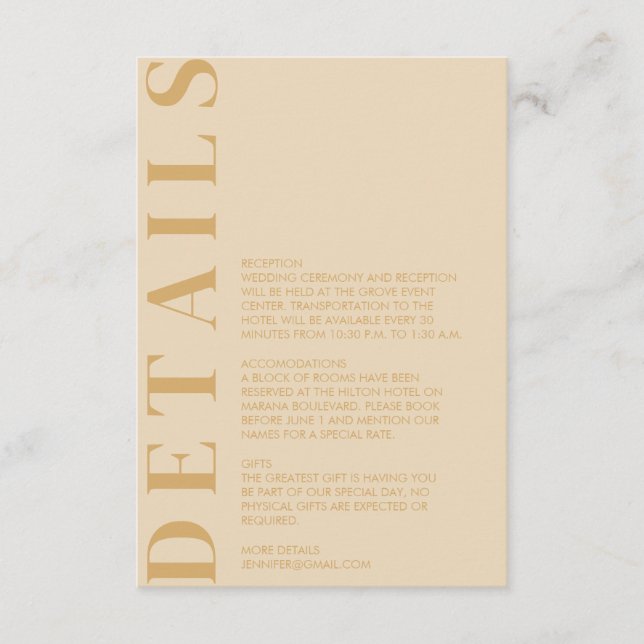 Indiskt holländskt vitt kuvertkort tilläggskort (Framsida)