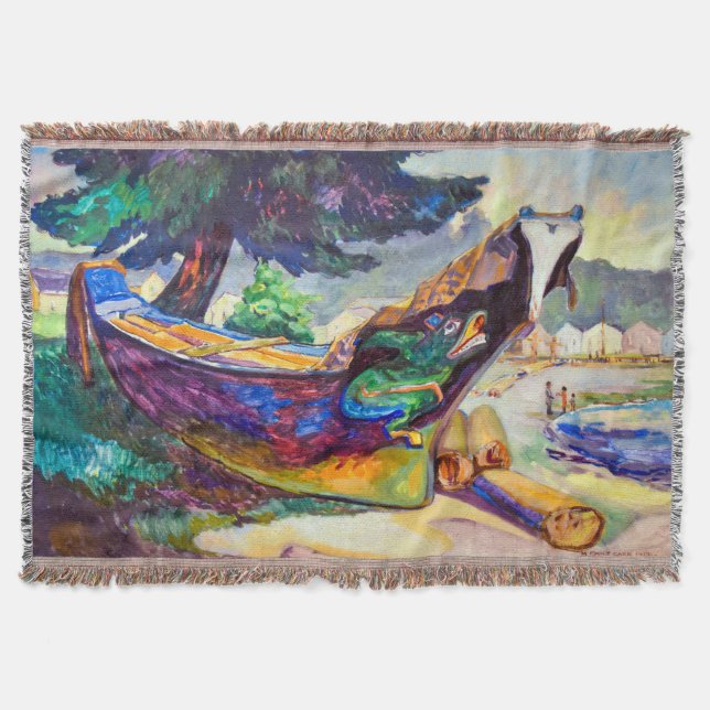 Indiskt krigskano | Emily Carr | Filt (Framsidan)