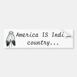 indiskt land bildekal