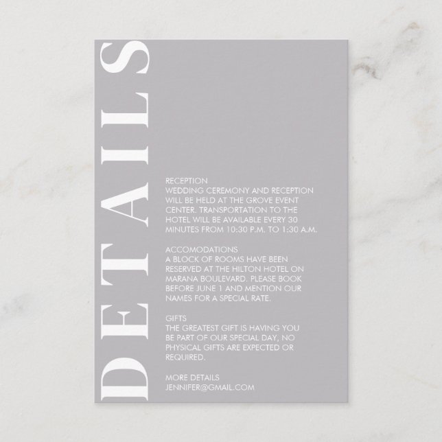 Indiskt medelstort Grått-förslutningskort Tilläggskort (Framsida)