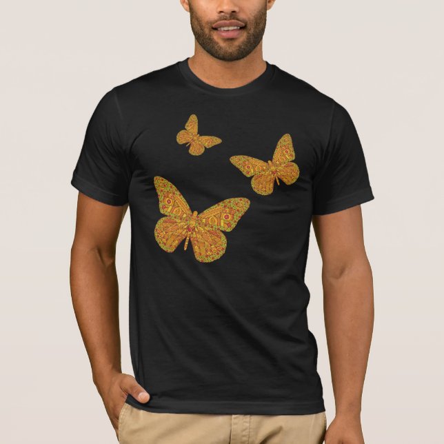Indiskt monarkiskt herrskjorta tee shirt (Framsida)
