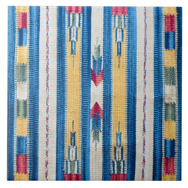 Indiskt mönster kakelplatta (Framsidan)