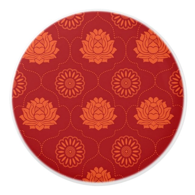 Indiskt mönster knopp (Framsidan)