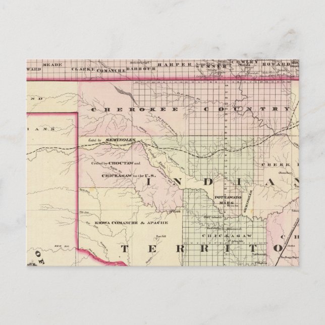 Indiskt område 2 vykort (Framsida)