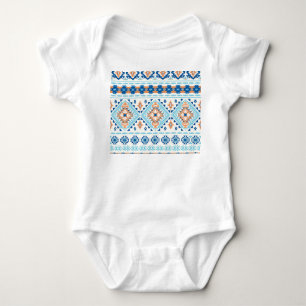 Indiskt Tribal Mattornament Mönster T Shirt