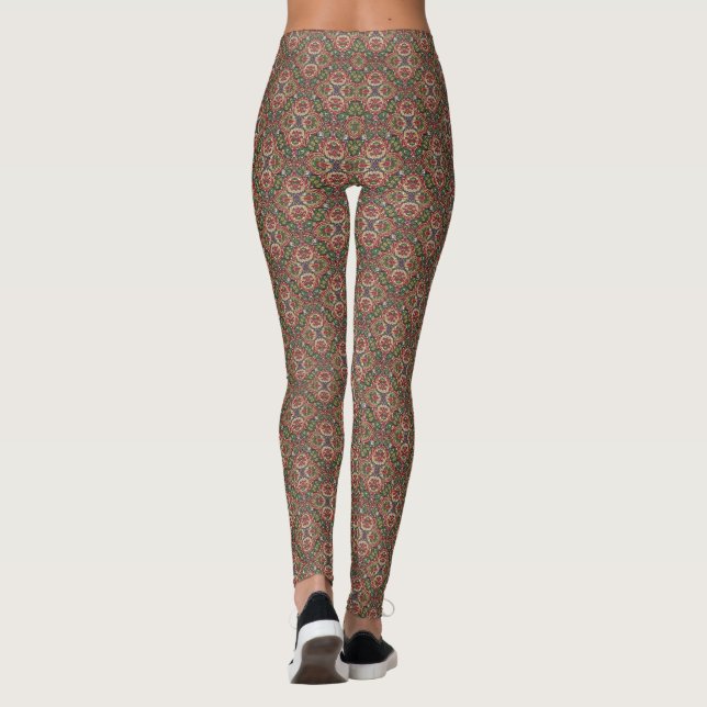 Indiskt tryck leggings (Baksida)