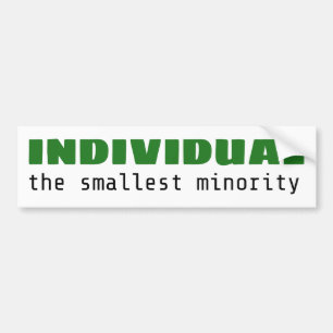 Individ - den minsta minoritetbildekalet bildekal