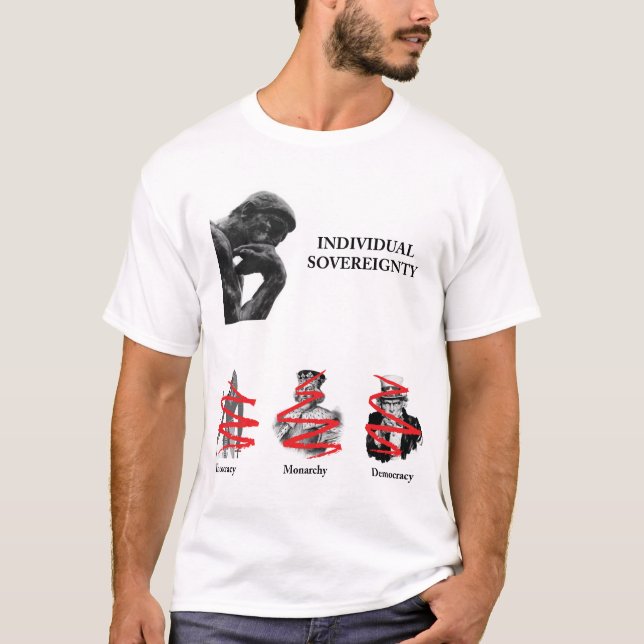 Individsuveränitet T Shirt (Framsida)