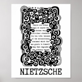 INDIVIDUAL-standarder som citeras av Nietzsche Poster