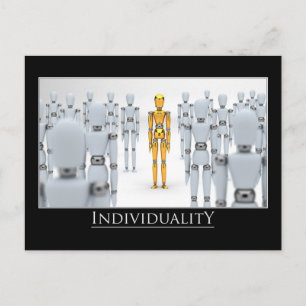 Individualitet Vykort